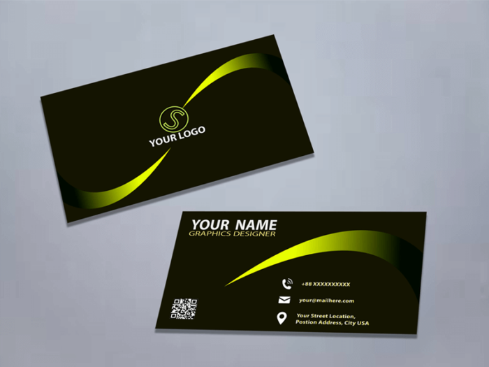 Black-Green-Beautiful-Shapes-Double-Sided-Business-Card