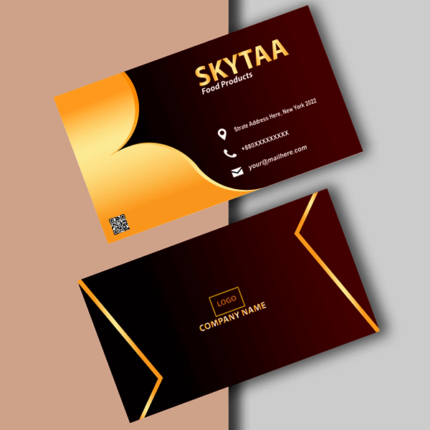 Dark-Red-Background-Duel-Sided-Business-Card-Rectangle-Logo