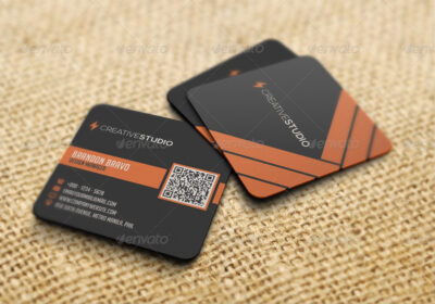 Square Business Card V.7
